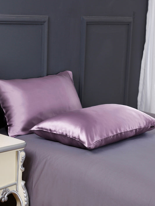 19 Momme Terse Silk Pillowcase Lavender 51x66cm