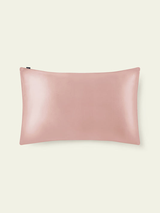 19 Momme Terse Silk Pillowcase Rosy Pink Queen