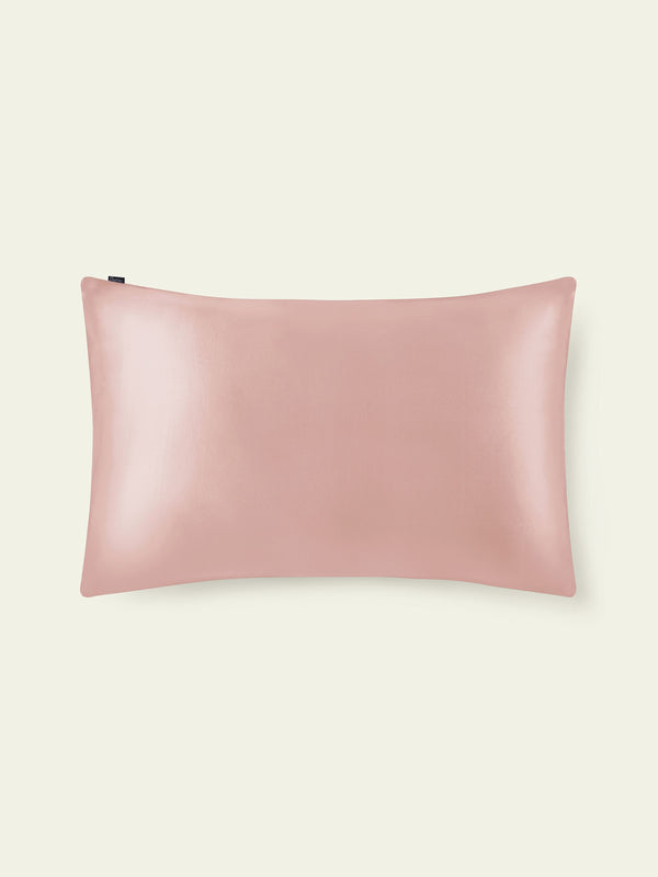 19 Momme Terse Silk Pillowcase Rosy Pink Queen