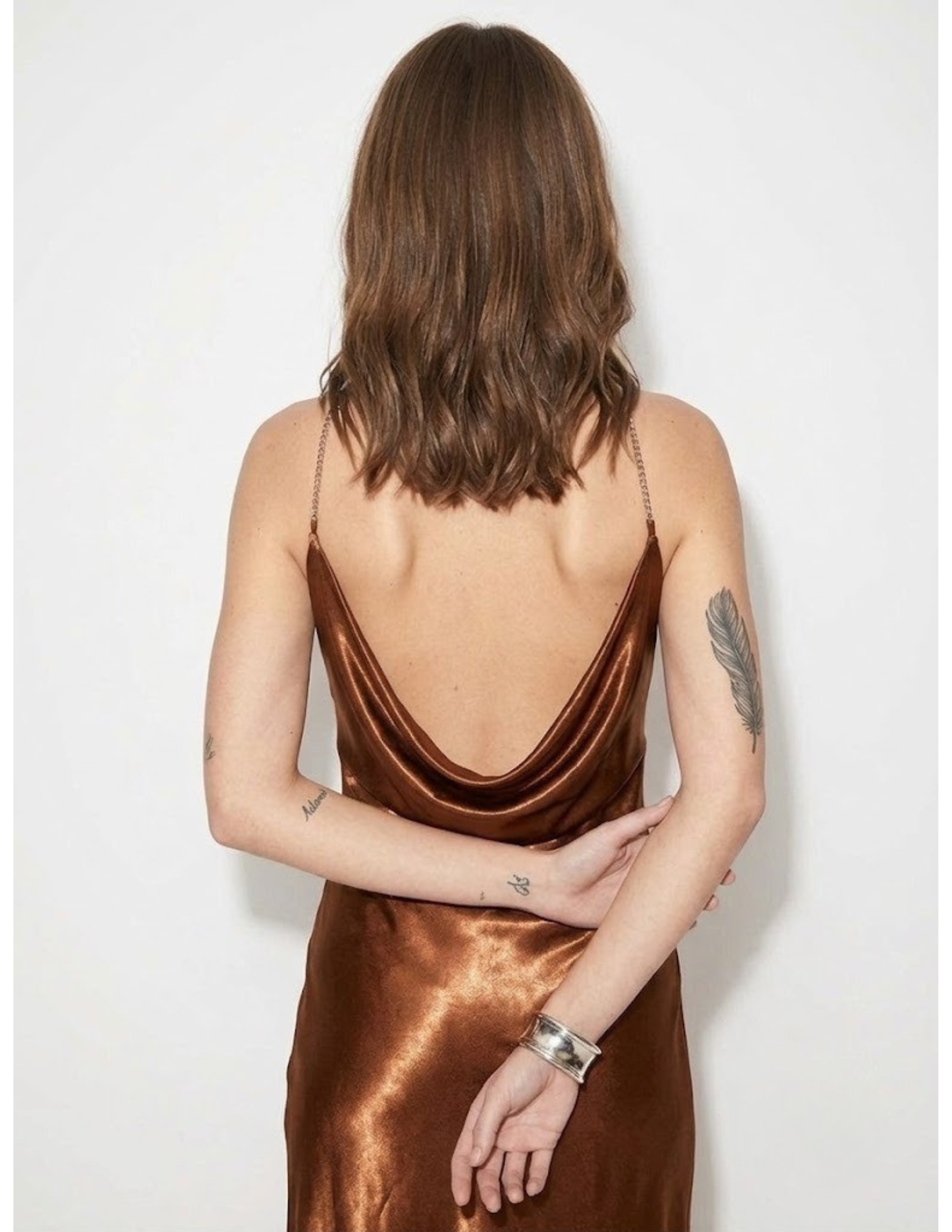 The Valentina Metallic Halter Maxi