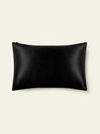 19 Momme Terse Silk Pillowcase Black Standard