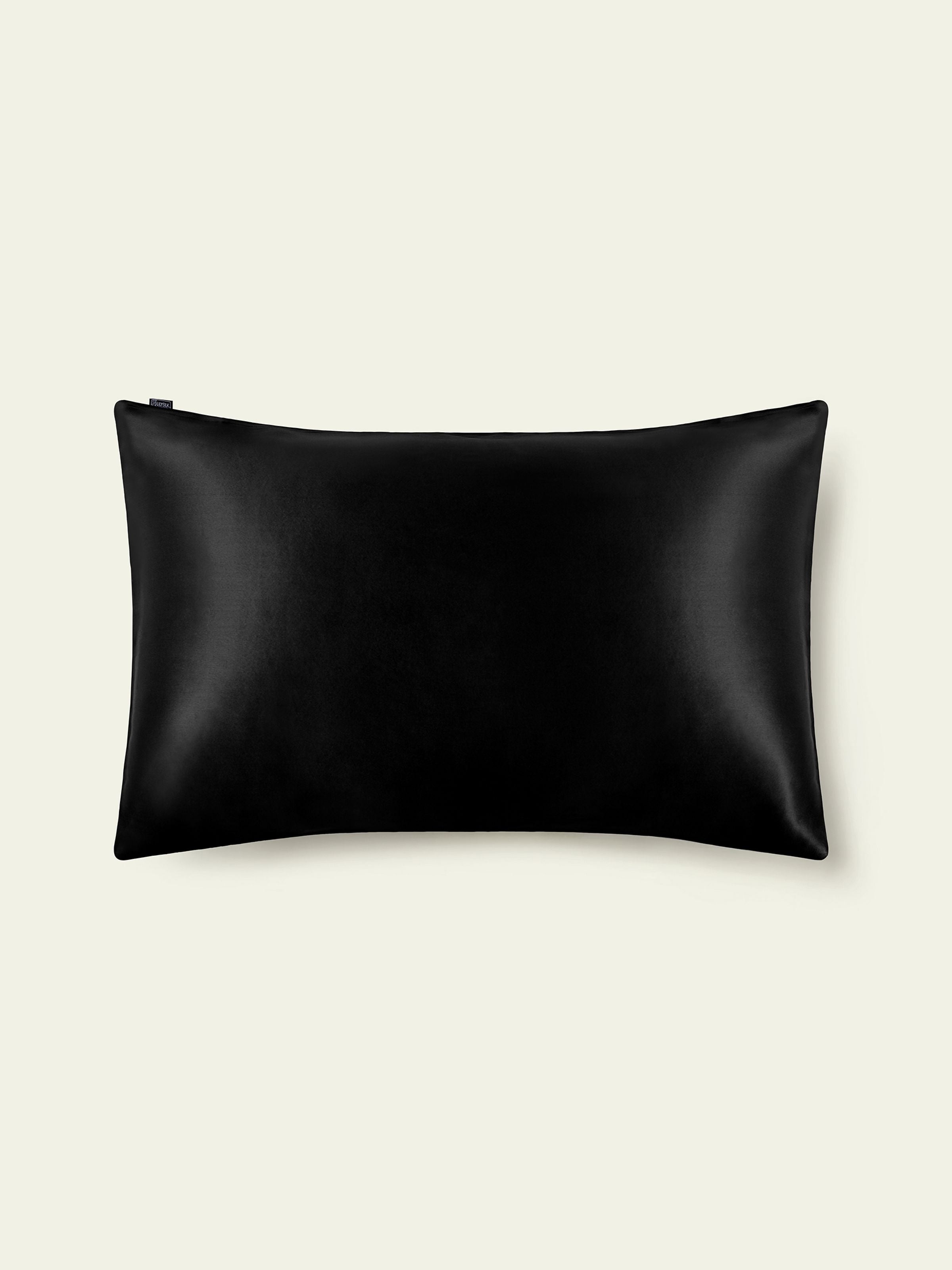 19 Momme Terse Silk Pillowcase Black Standard