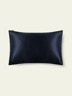 19 Momme Terse Envelope Silk Pillowcase Navy Blue 50x75cm