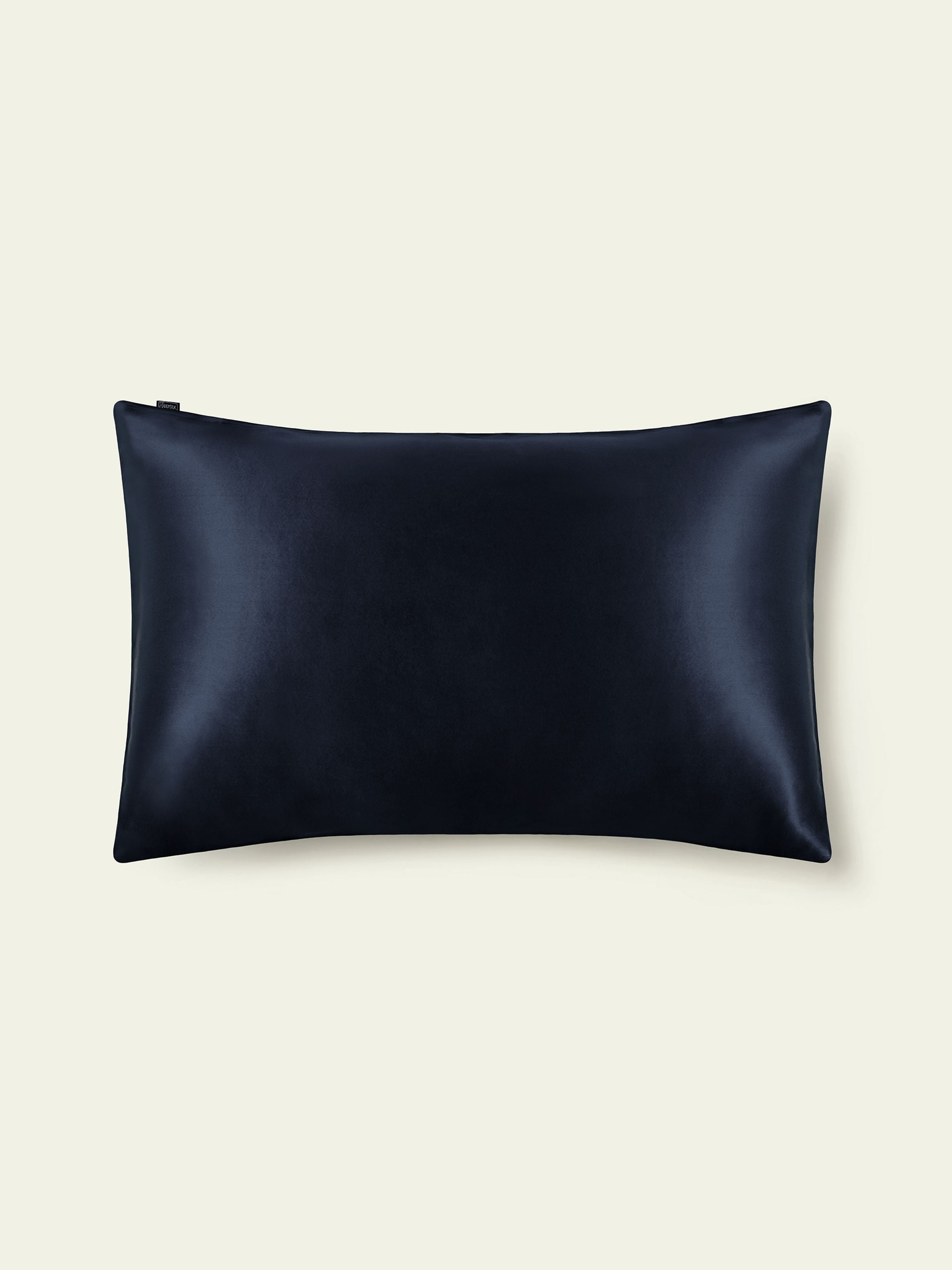 19 Momme Terse Envelope Silk Pillowcase Navy Blue 50x75cm