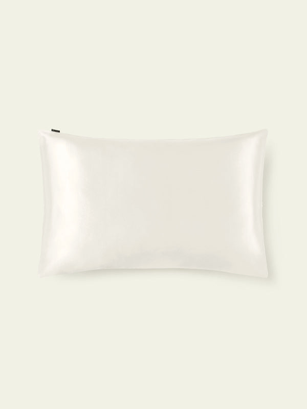 19 Momme Terse Silk Pillowcase Natural White Standard