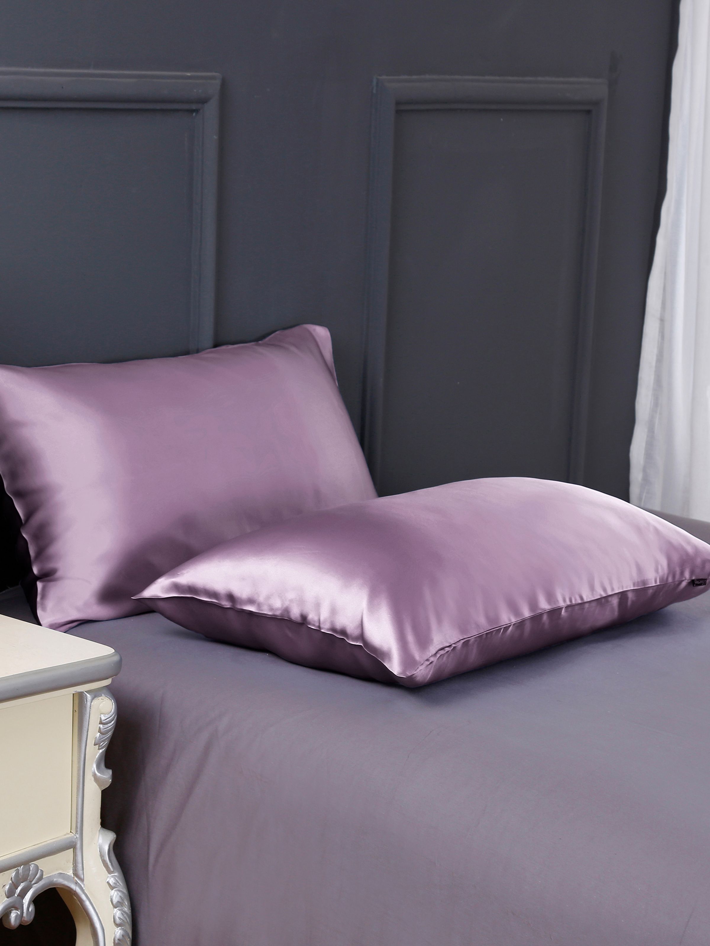 19 Momme Terse Silk Pillowcase Lavender 51x66cm
