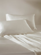 19 Momme Terse Silk Pillowcase Natural White Standard