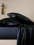 19 Momme Terse Envelope Silk Pillowcase Navy Blue 50x75cm