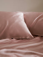 19 Momme Terse Silk Pillowcase Rosy Pink Queen