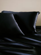 19 Momme Terse Envelope Silk Pillowcase Navy Blue 50x75cm