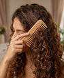 3PCS Bamboo Comb Natural Wooden Comb for Women