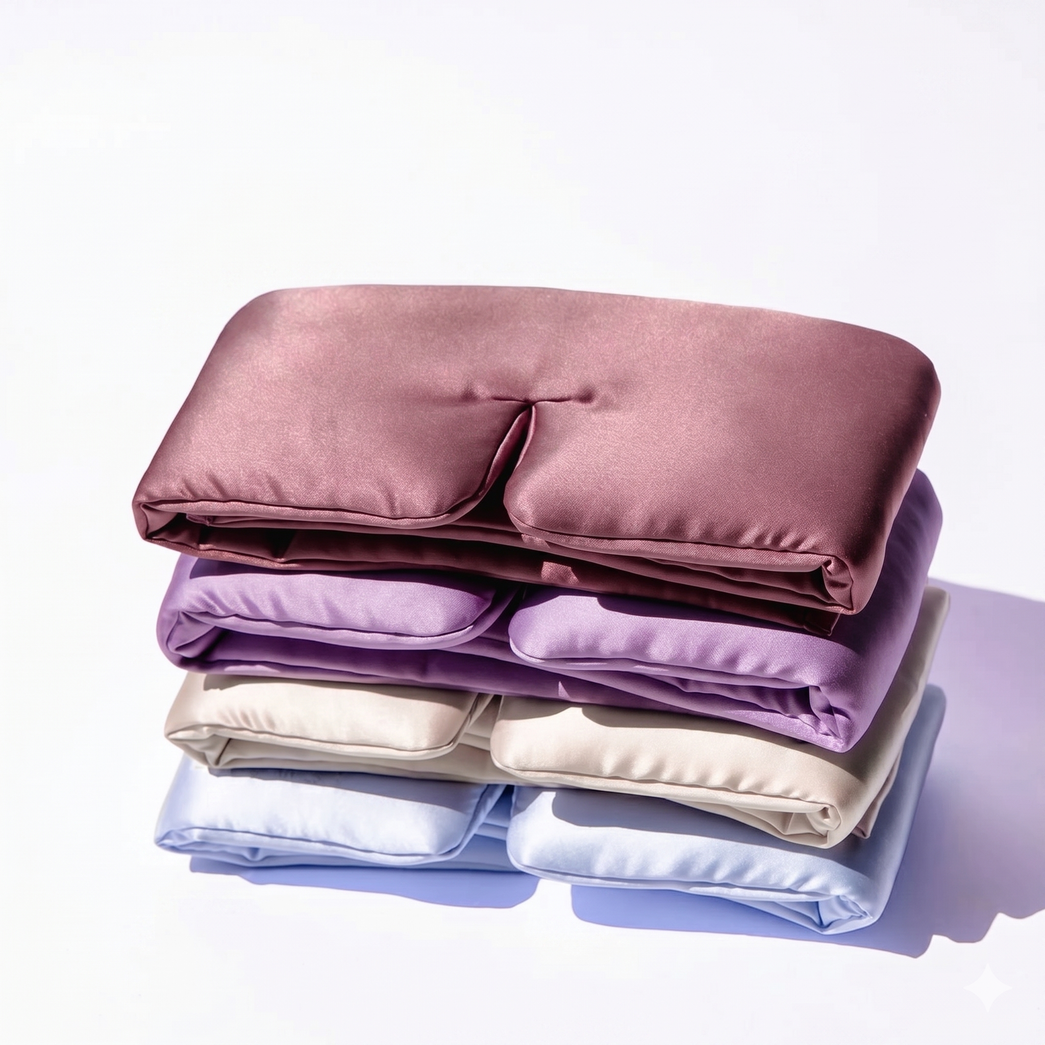 Vesper Blue Silk Sleep Eye Mask