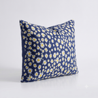 100% Silk Daisy Vesper Blue Pillowcase