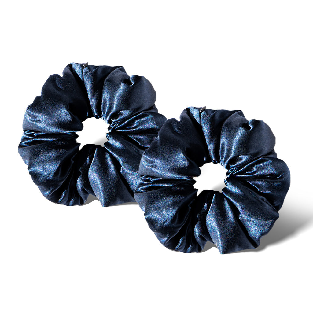 Midnight Blue - Padded Scrunchie