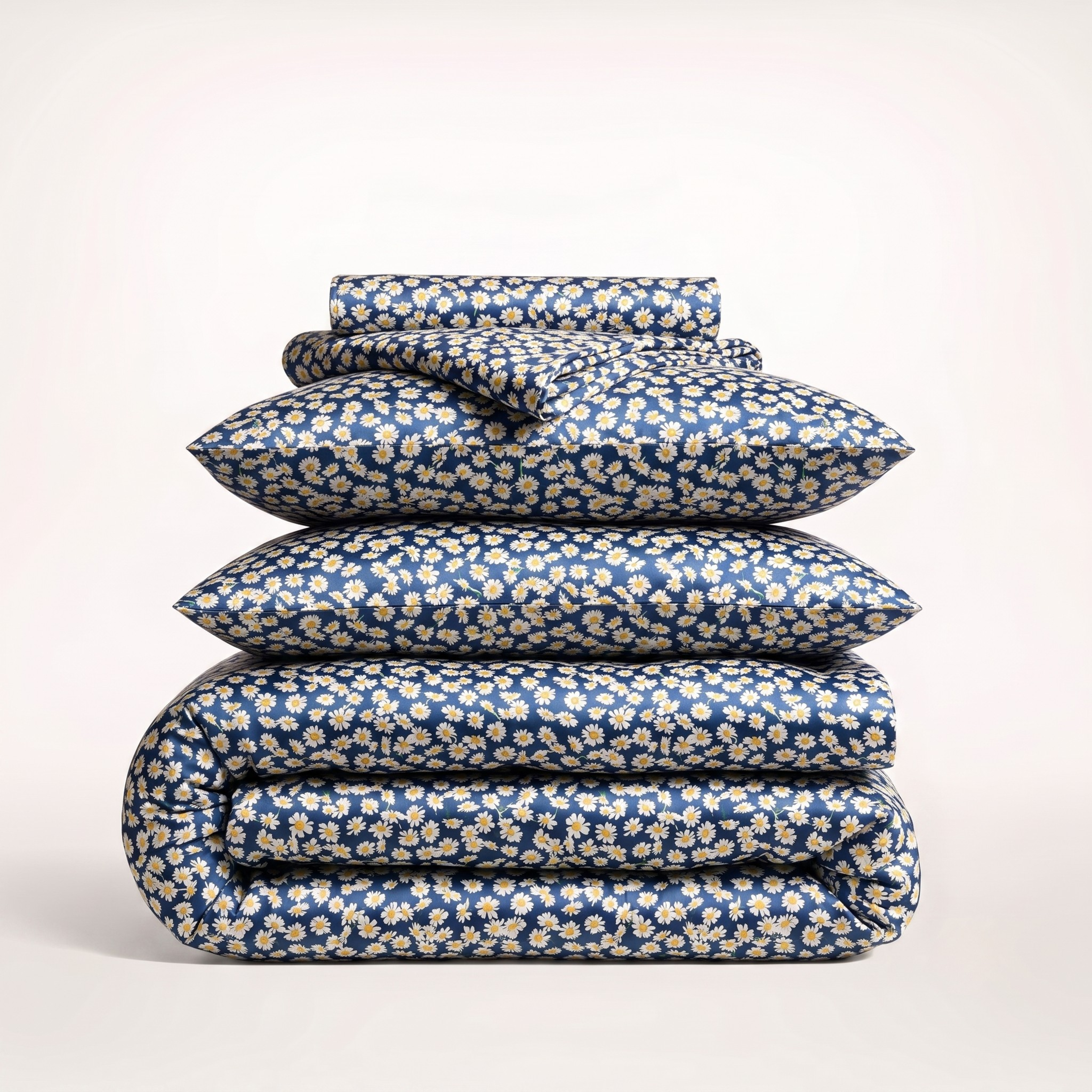 100% Silk Daisy Vesper Pillowcase