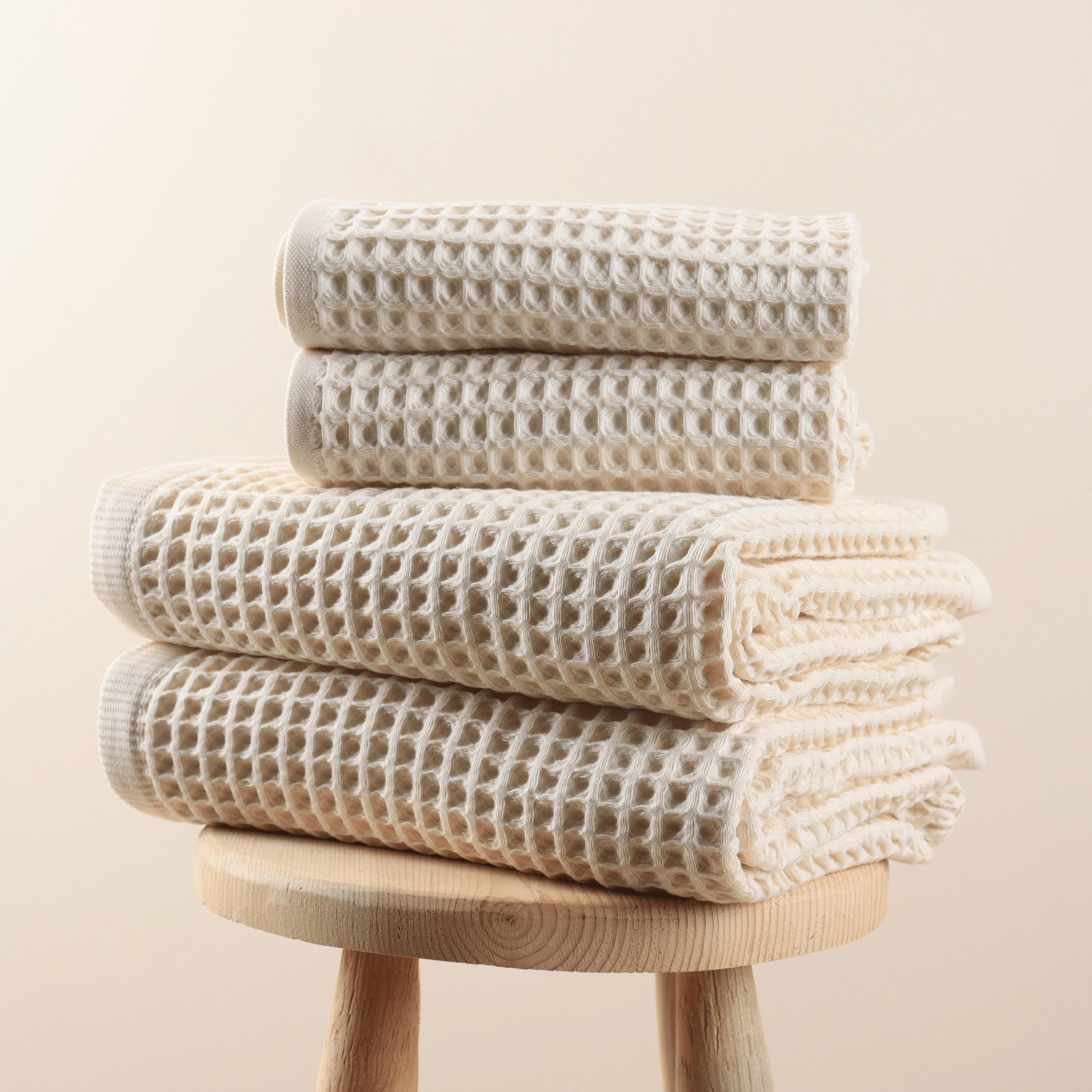 Waffle Turkish Cotton OEKO-TEX Towel 4pcs set