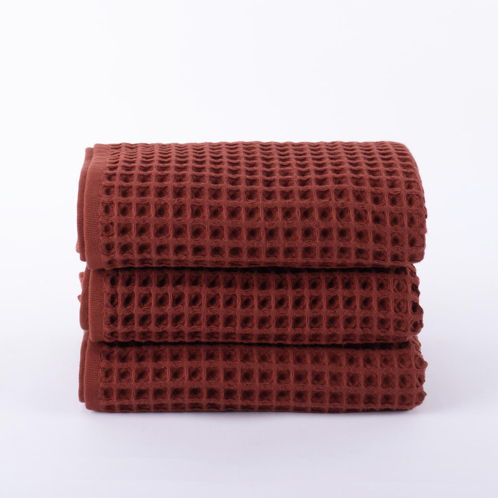 Waffle Turkish Cotton OEKO-TEX Towel 4pcs set