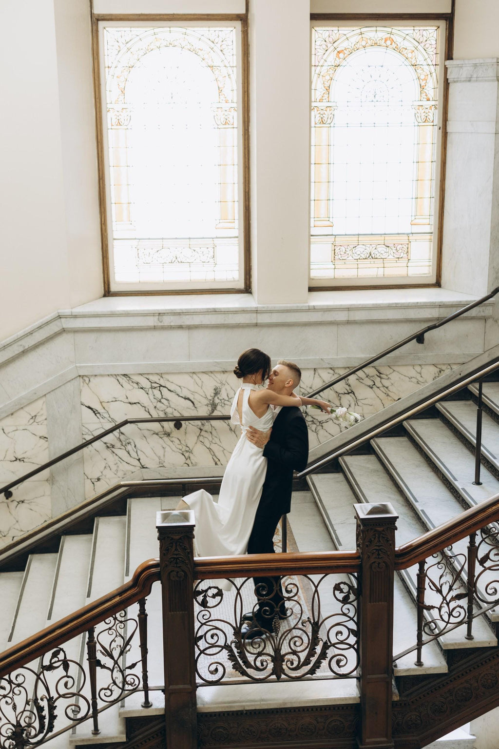 Civil Wedding Dress. Simple Wedding Dress. Ivory civil wedding gown. White Satin Dress. Maxi Satin Silk Dress. Open Back civil wedding dress