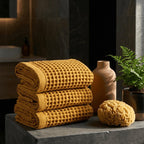 Waffle Turkish Cotton OEKO-TEX Towel 4pcs set