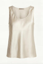 Elegant 100% Silk Separates | Minimalist Slip Tank Top and Maxi Skirt set - premium mulberry silk satin - heavy double-faced