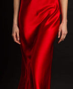 100% mulberry silk slip skirt Silk satin skirt in Colors Bias cut - Final Sale