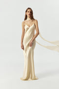 Serena Double-Faced Silk Maxi