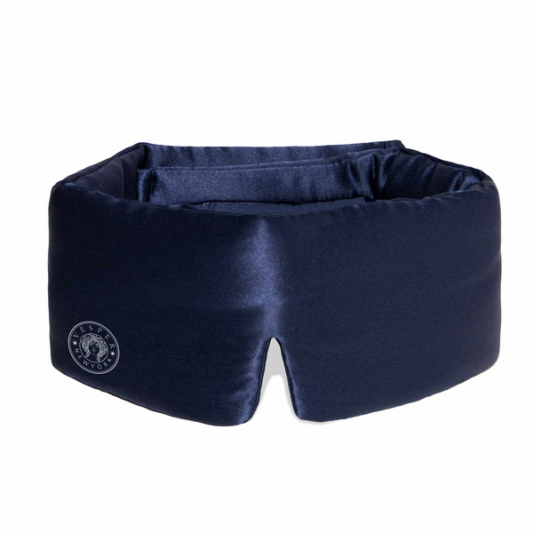 Vesper Blue Silk Sleep Eye Mask