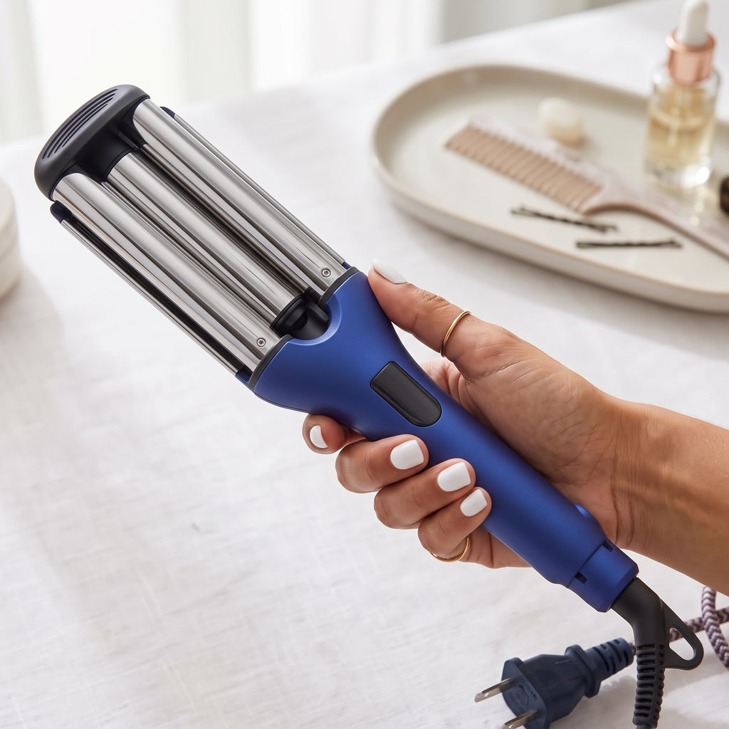 Vesper New York Multi-Waver Titanium 4-in-1  Triple Barrel Waver 1"