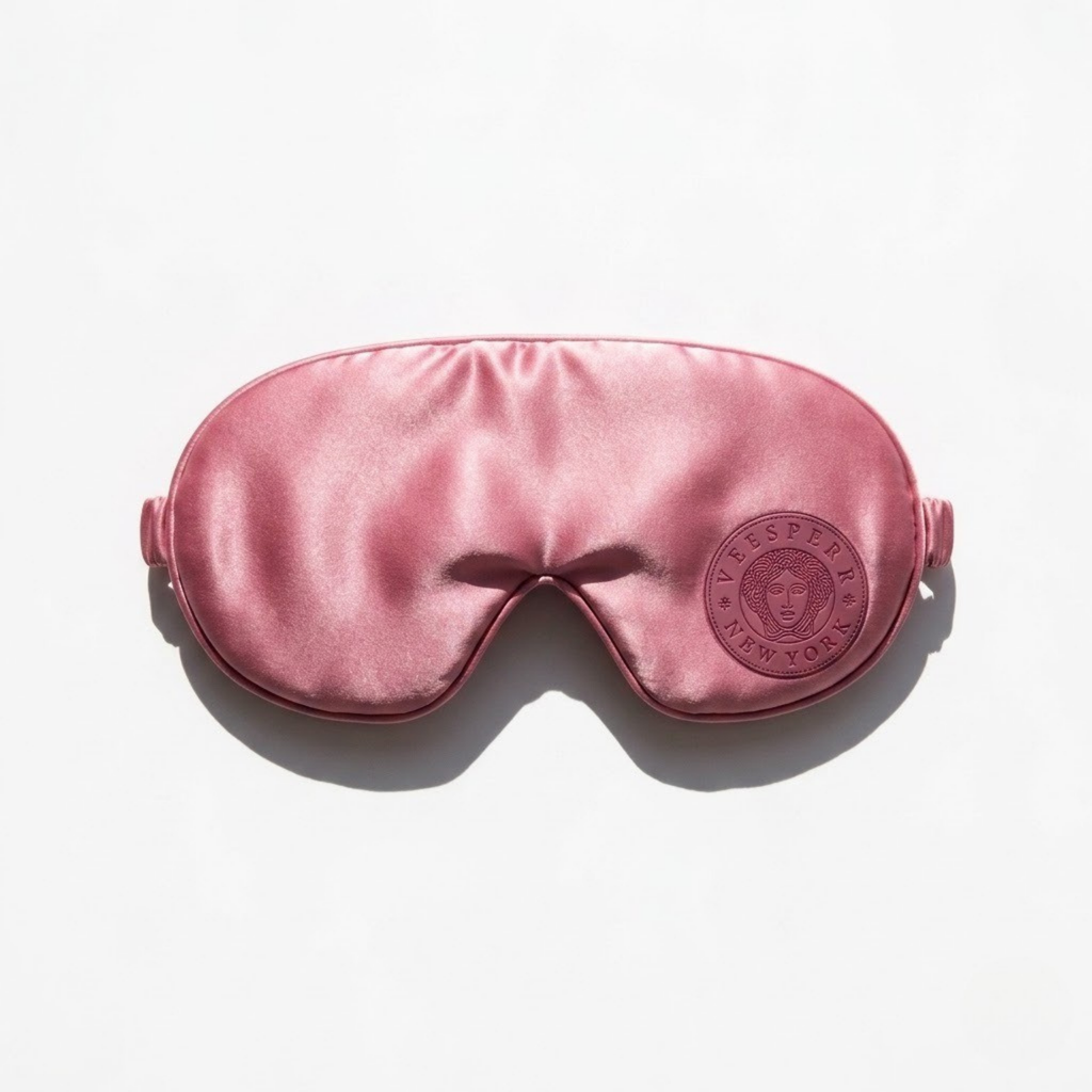 Vesper Blue Silk Sleep Eye Mask