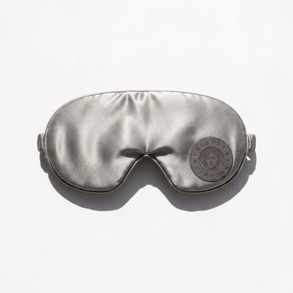 Vesper Blue Silk Sleep Eye Mask