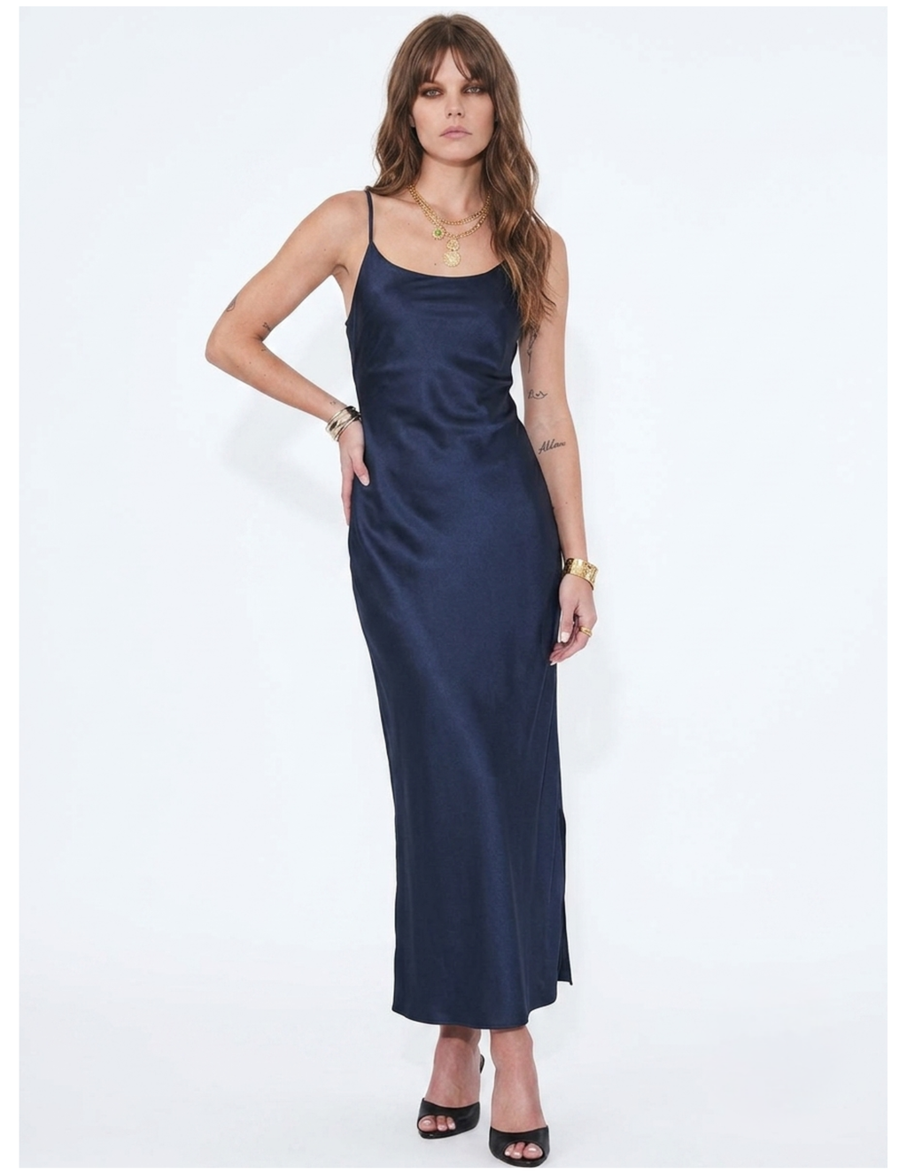 The Vesper Silk Maxi Slip Dress