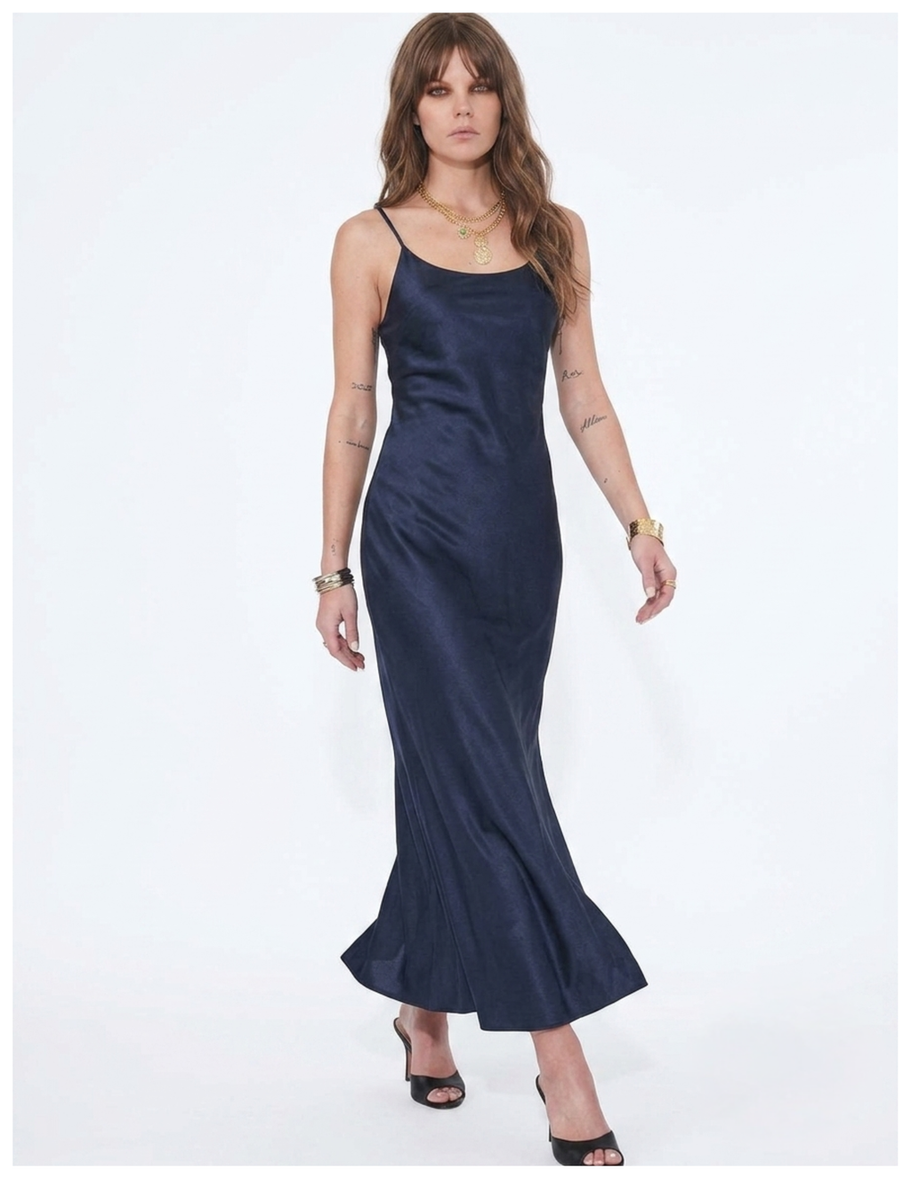 The Vesper Silk Maxi Slip Dress